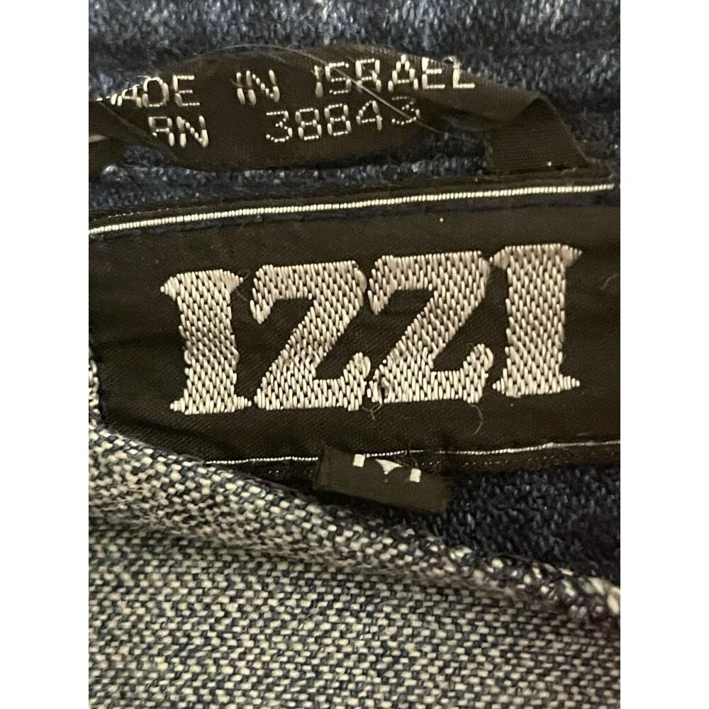 Women’s Izzy Denim Jacket Sz M 38843 Made In Israel 100% Cotton